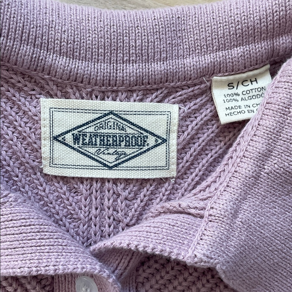 Weatherproof Vintage Women’s Pink‎ Knit Sweater Vest - Picture 3 of 4